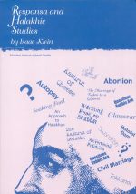 Responsa and Halakhic Studies