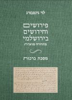 פירושים וחידושים בירושלמי